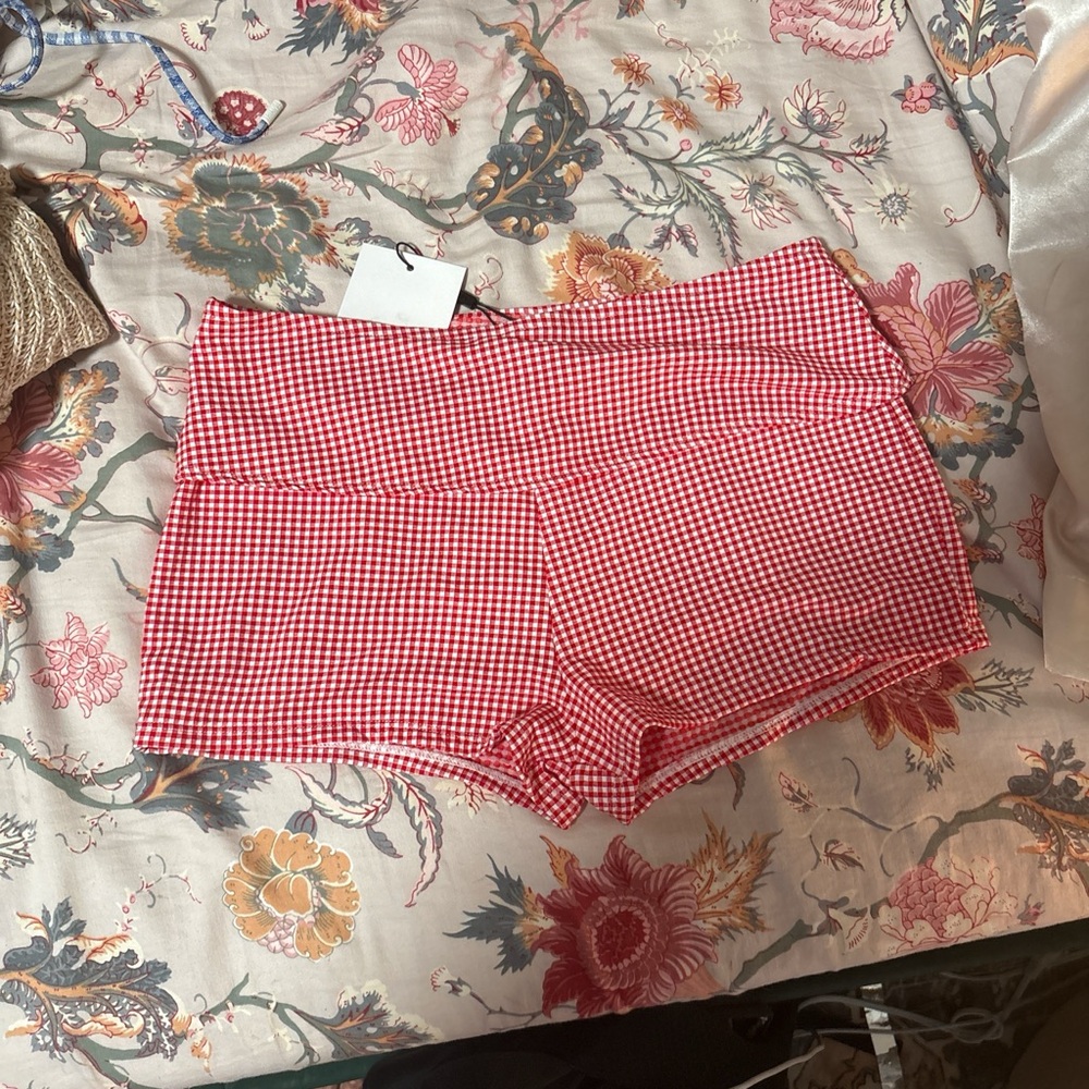 Triangl ELLI Pron Red Gingham Shorts